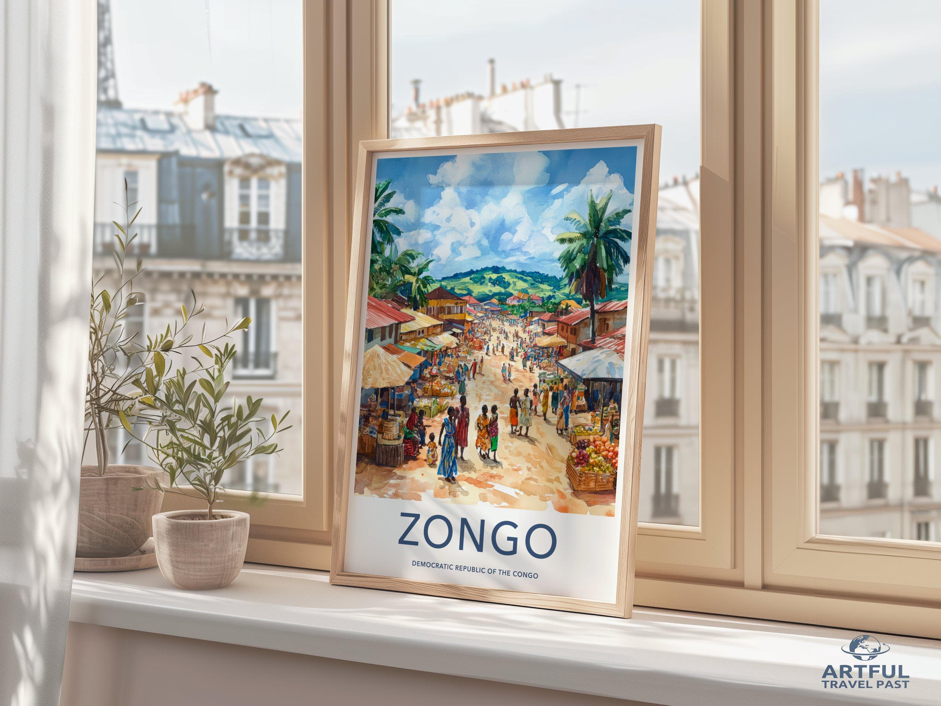 Zongo Poster – Congo Wall Art