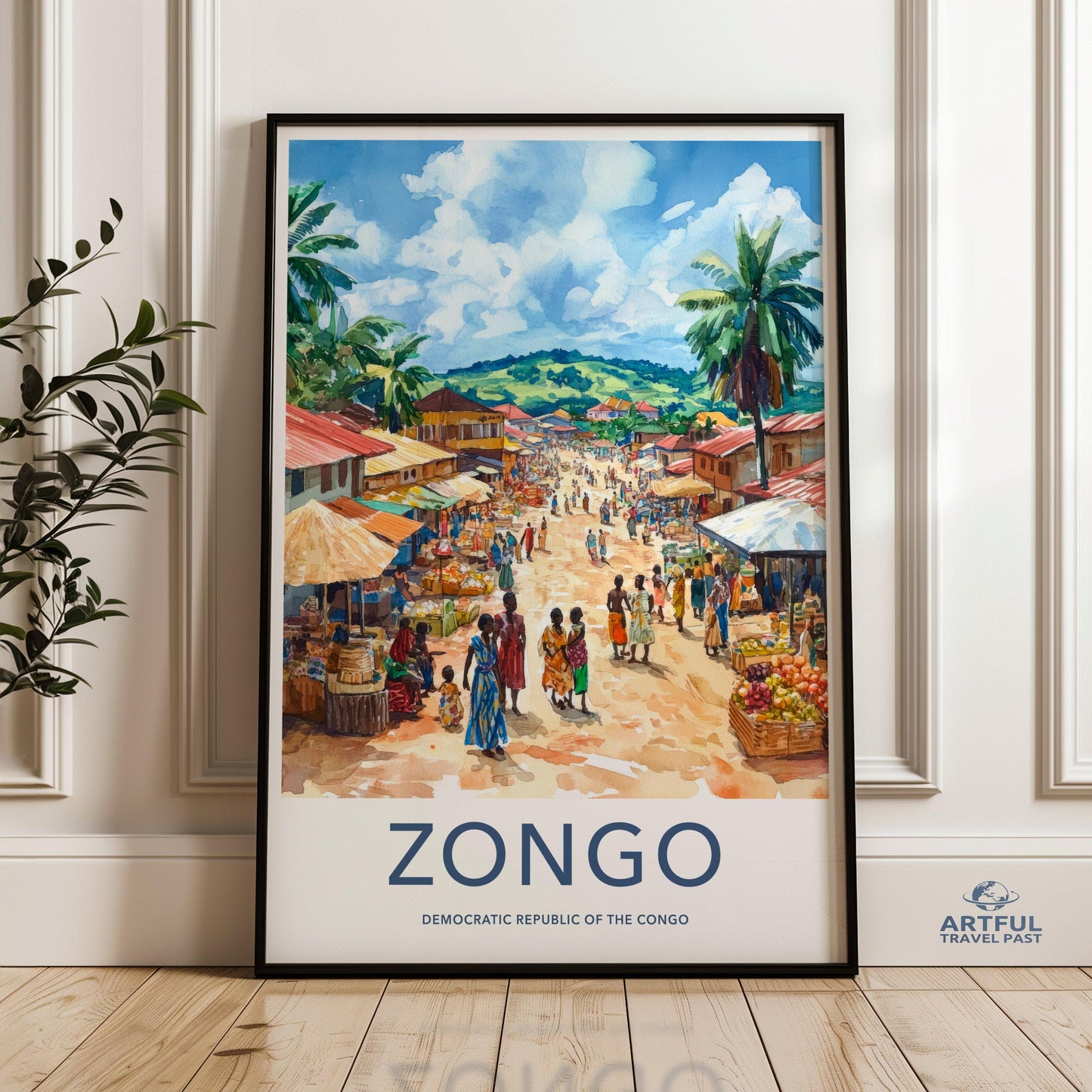 Zongo Poster – Congo Wall Art