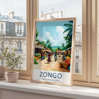 Zongo Poster | Democratic Republic of the Congo Africa Wall Art