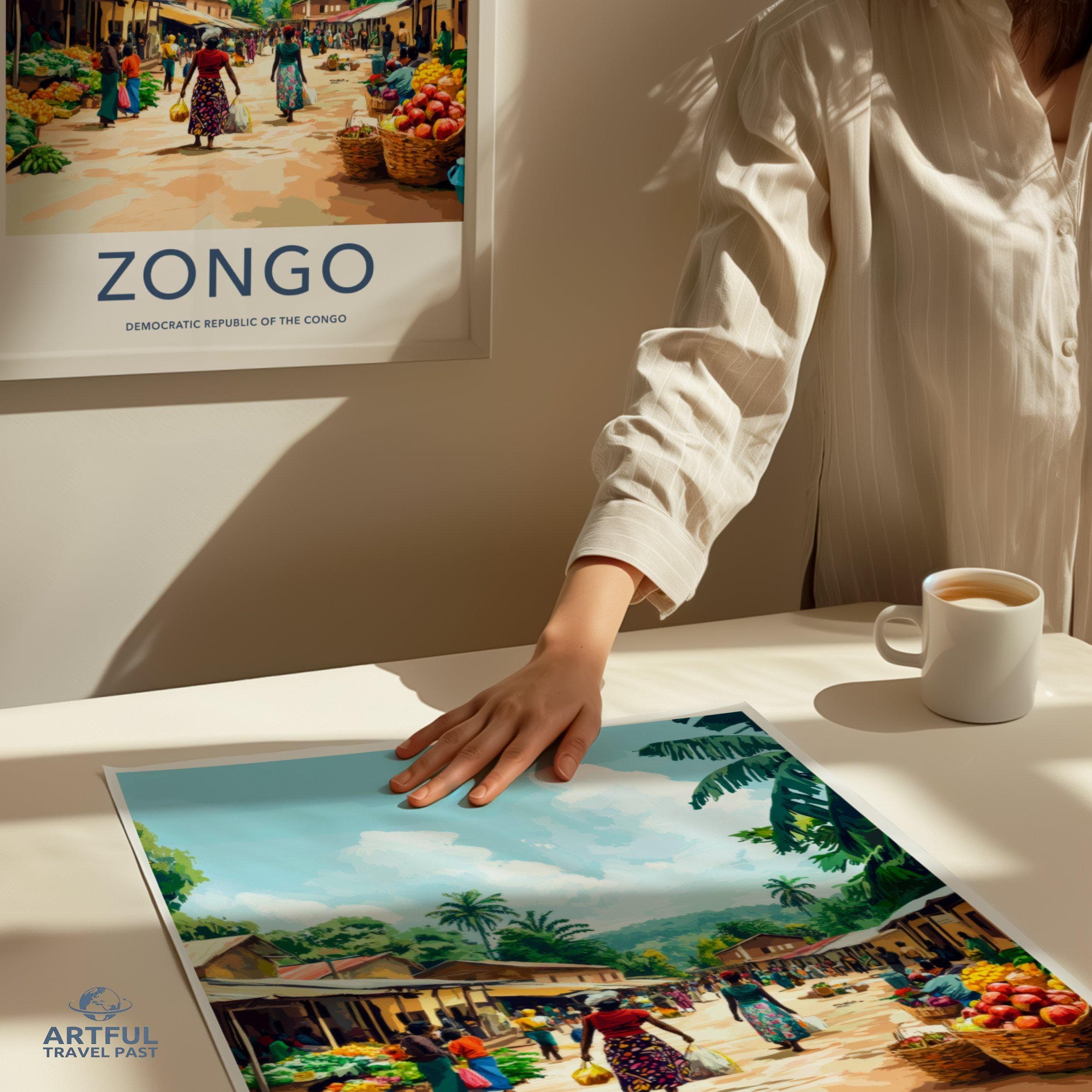 Zongo Poster | Democratic Republic of the Congo Africa Wall Art