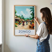 Zongo Poster | Democratic Republic of the Congo Africa Wall Art