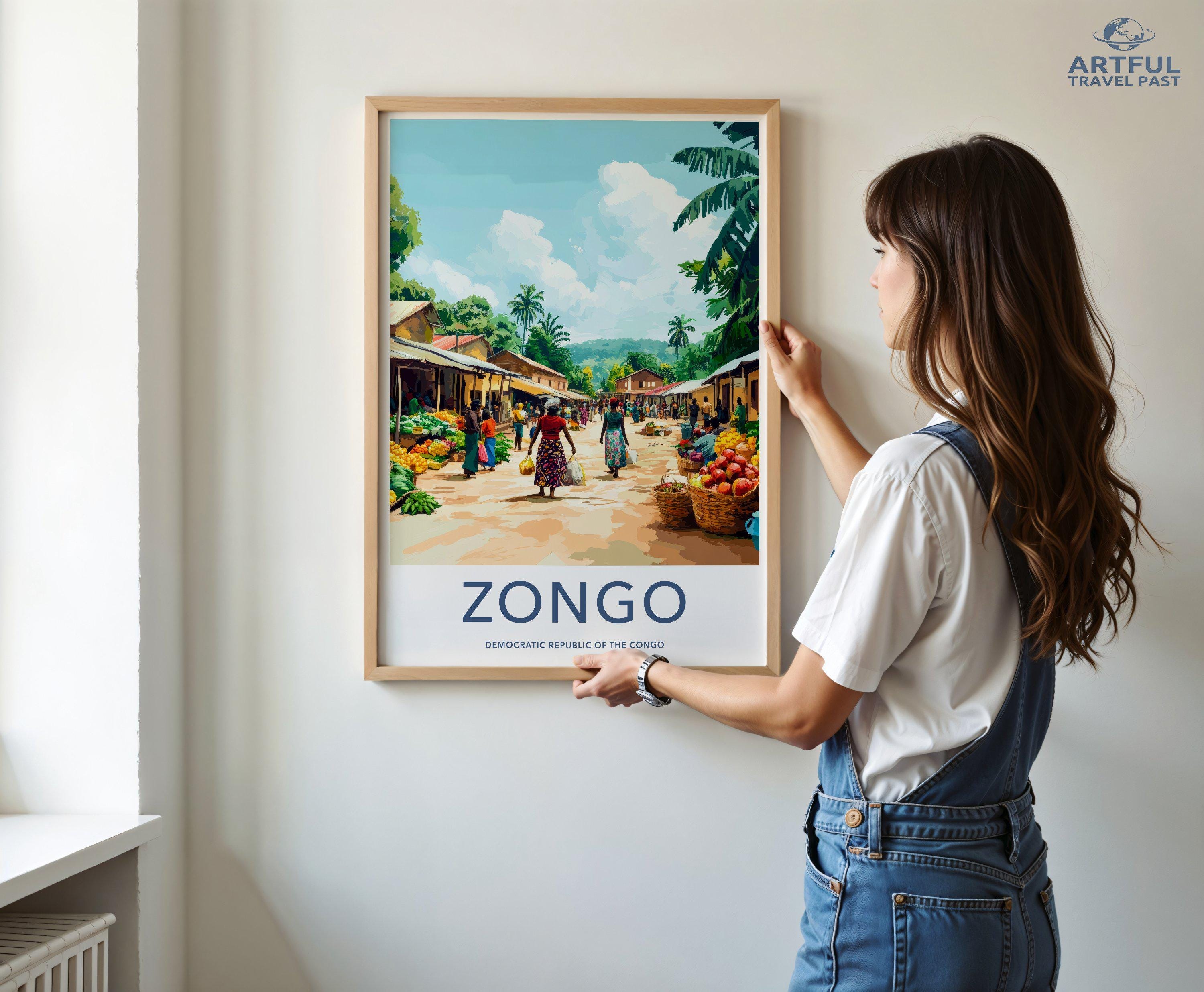 Zongo Poster | Democratic Republic of the Congo Africa Wall Art