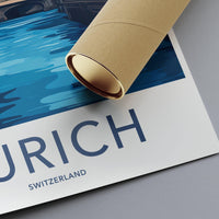 Zurich Poster - Switzerland Wall Art