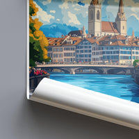 Zurich Poster - Switzerland Wall Art