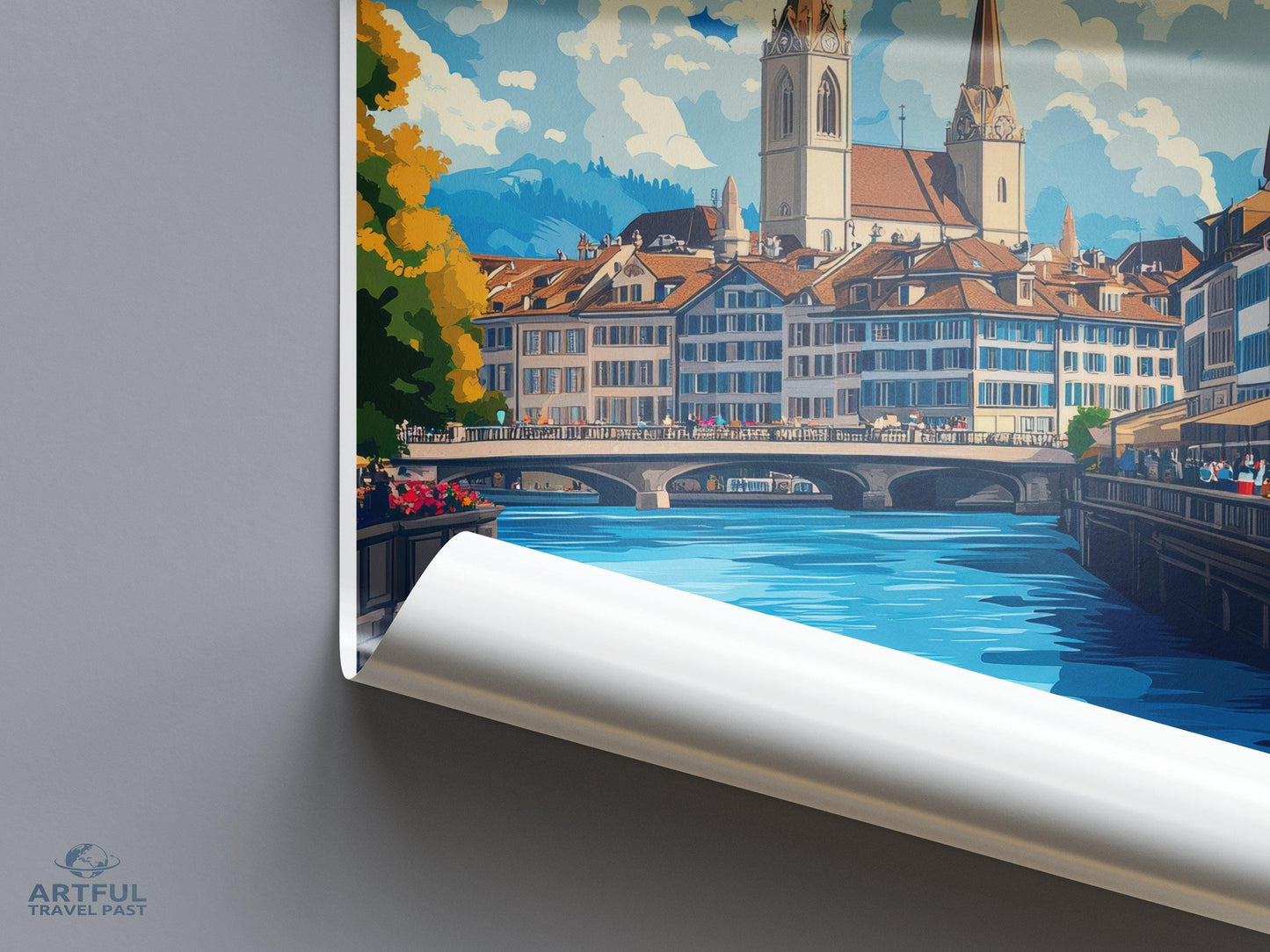 Zurich Poster - Switzerland Wall Art