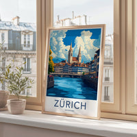 Zurich Poster - Switzerland Wall Art