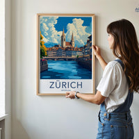 Zurich Poster - Switzerland Wall Art