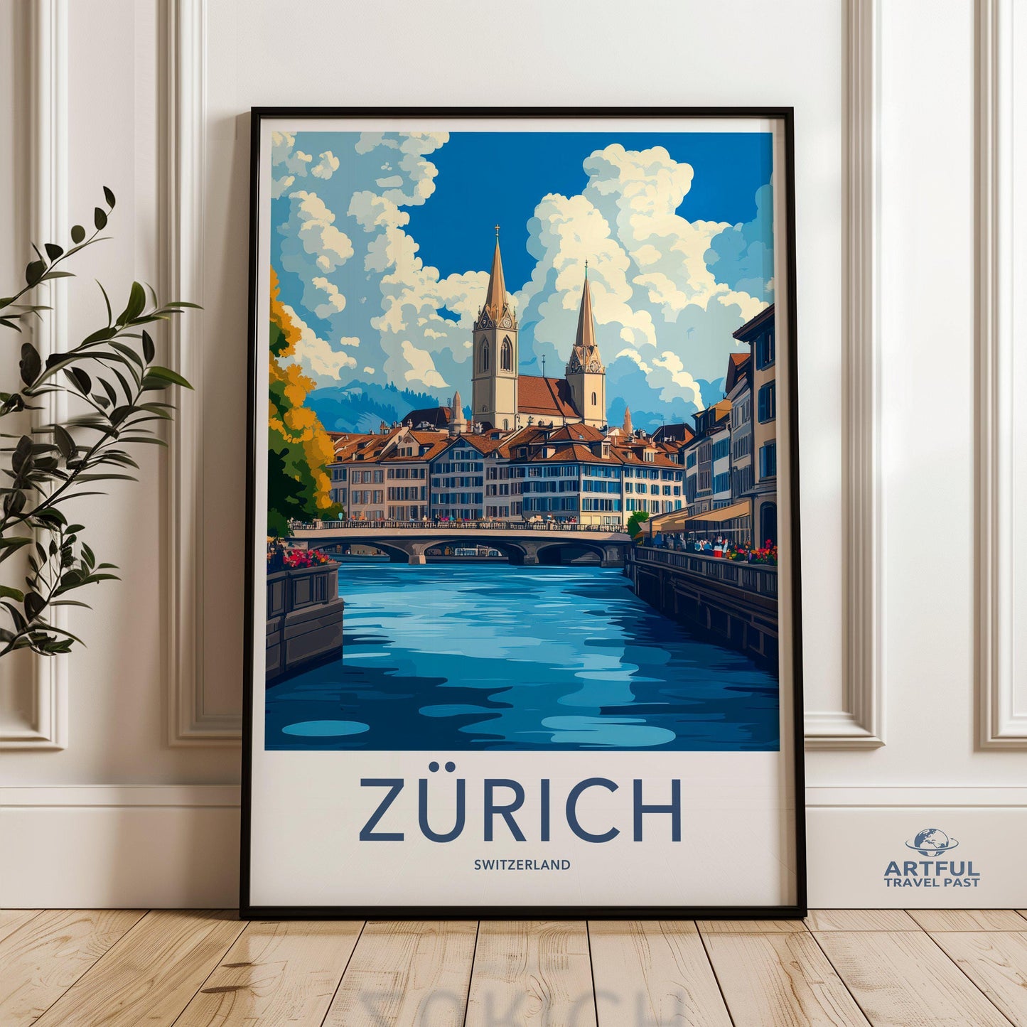 Zurich Poster - Switzerland Wall Art