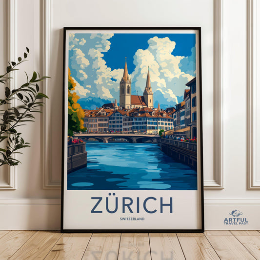 Zurich Poster - Switzerland Wall Art