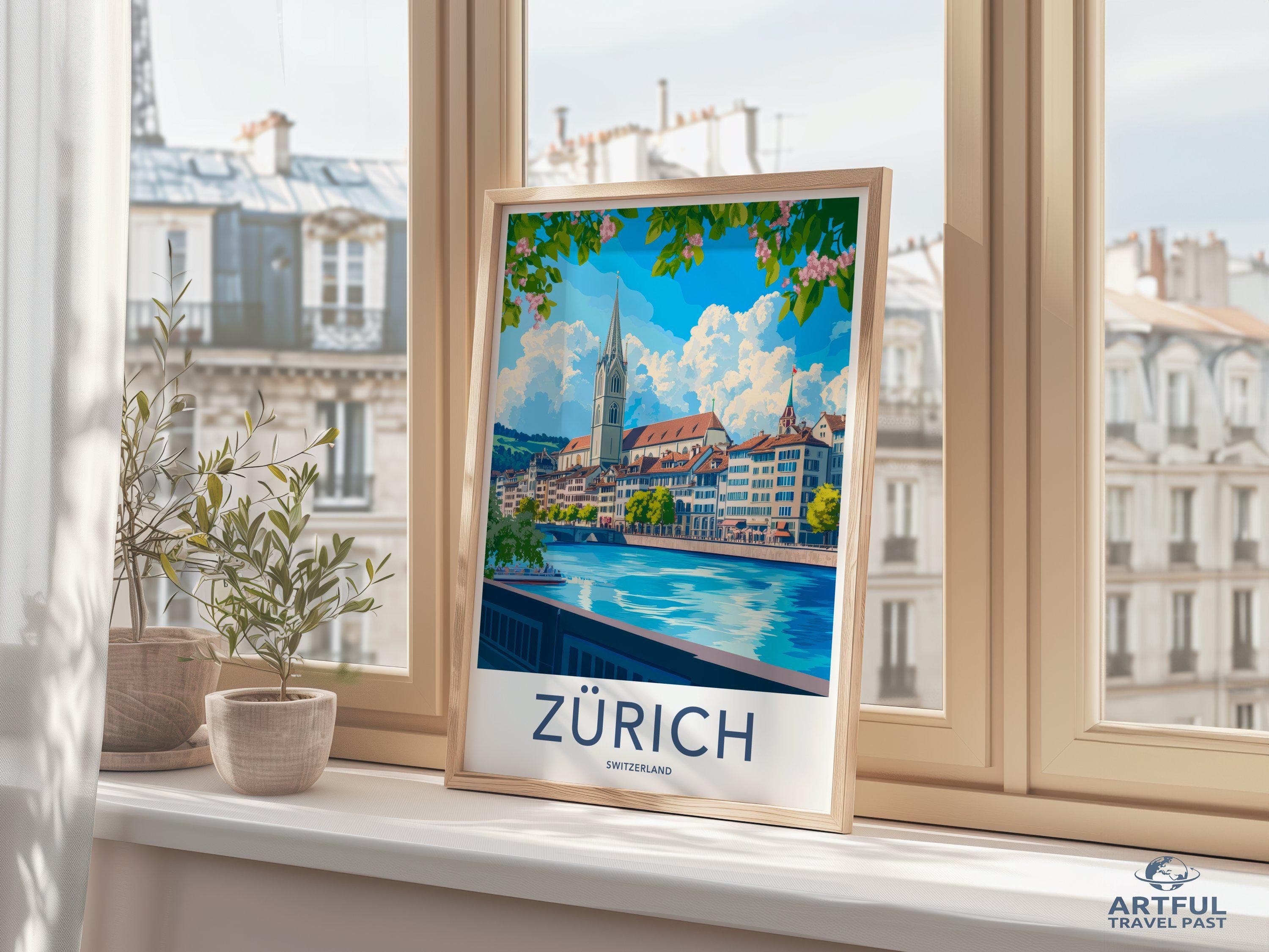 Zurich Poster - Switzerland Wall Art