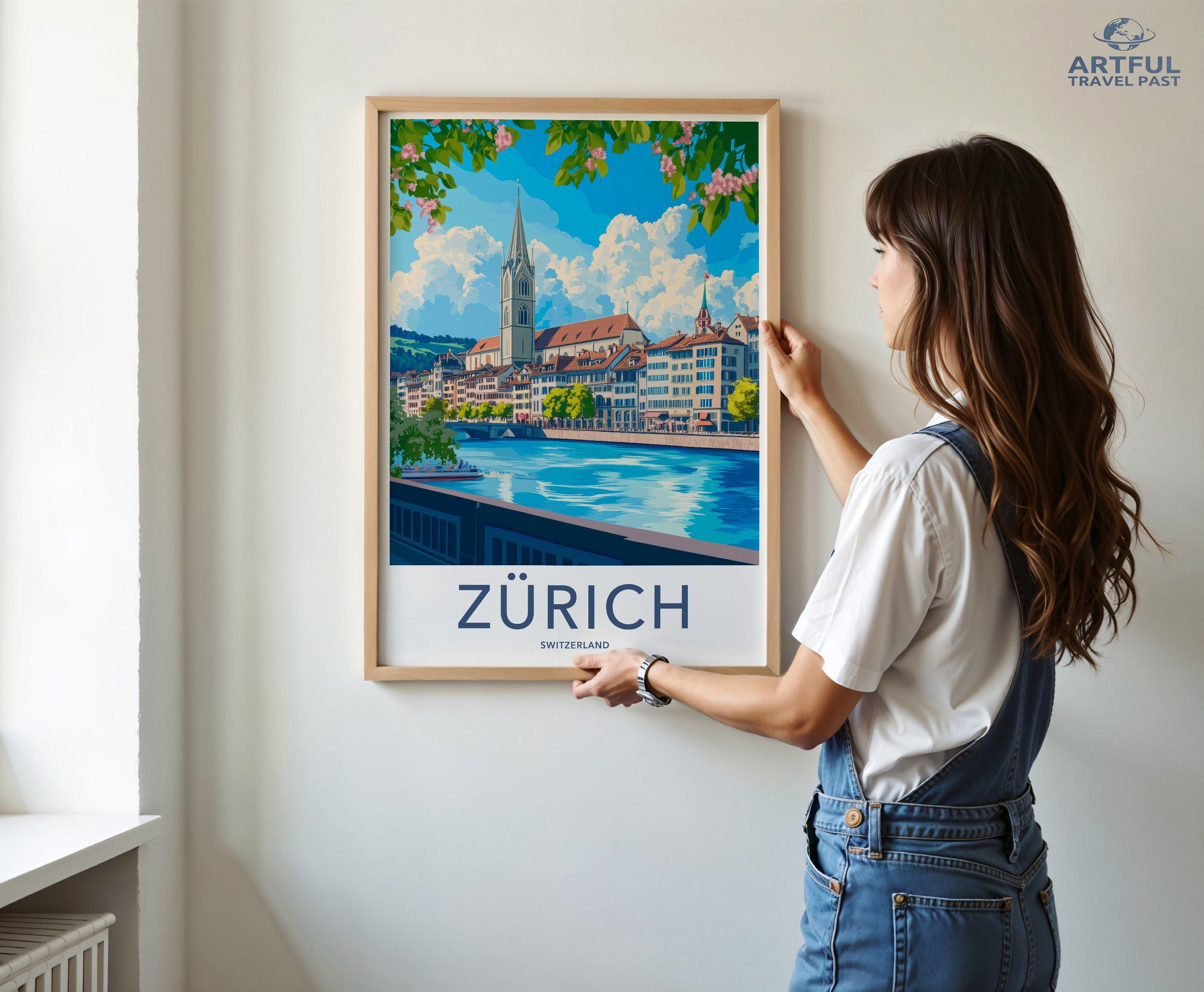 Zurich Poster - Switzerland Wall Art