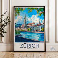 Zurich Poster - Switzerland Wall Art