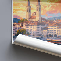 Zurich Poster - Switzerland Wall Art