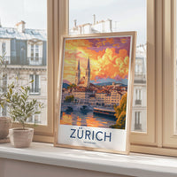 Zurich Poster - Switzerland Wall Art