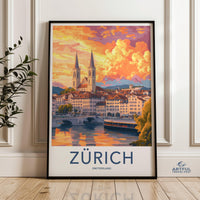 Zurich Poster - Switzerland Wall Art