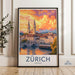 Zurich Poster - Switzerland Wall Art